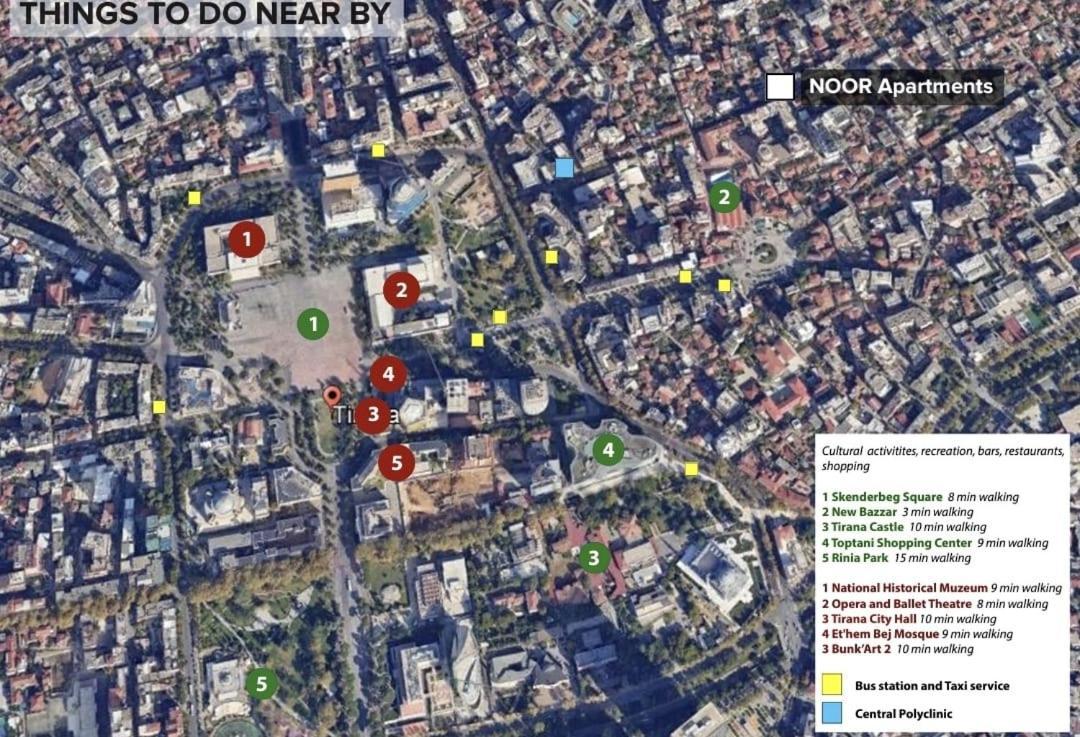 Noor Apartments Tirana Esterno foto